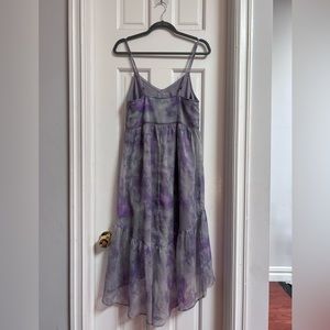 Ecoté high low boho tie-dye dress